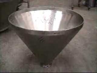 Funil Alimentador Em Aço Inox