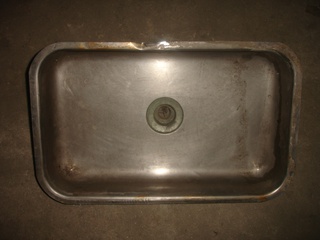 Pia em aço inox
