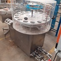 Lavadora de frascos em aço inox
