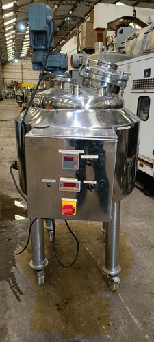 REATOR EM AÇO INOX ENCAMISADO, CAPACIDADE 150 LITROS