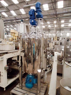 Reator em aço inox 316L, 500 litros