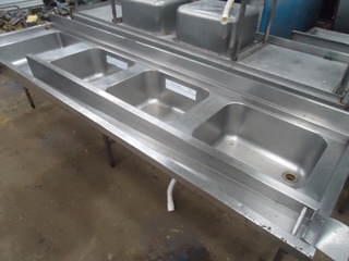 Pia em aço inox