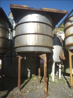 Tanque Misturador em aço inox, 5.000 litros