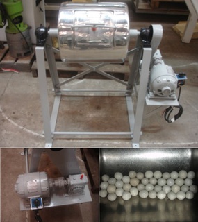 Moinho De Bola Em Aço Inox / Cap. 40 Ltrs