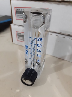 Medidor de fluxo variável em acrílico