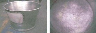 Tacho Em Aço Inox/ Grau Sanitário
