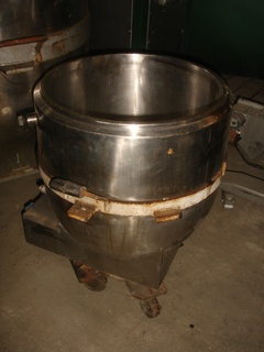 Tacho em aço inox, 70 litros