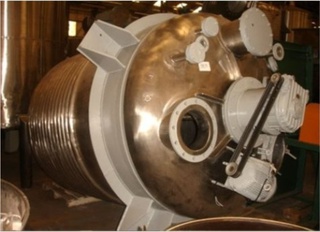 Reator em aço inox 304, 7.000 litros