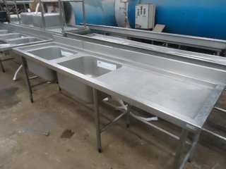 Pia em aço inox