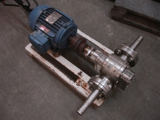 Bomba de engrenagem em aço inox, 1"