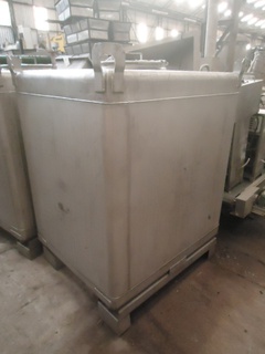 Container em aço inox 304, 1.500 litros