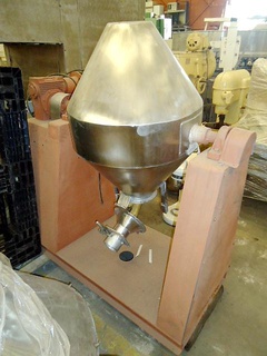 Misturador Duplo Cone em aço inox, 130 litros