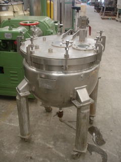 Tacho em aço inox, 200 litros