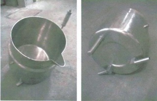Tacho Em Aço Inox/ Grau Sanitário