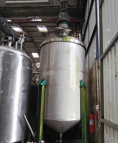 Tanque Misturador em aço inox, cap total 6.000 lts