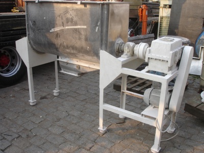 Misturador Ribbon Blender em aço inox, 520 litros