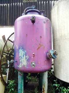 Tanque em aço carbono, 2.300 litros