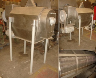 Peneira Rotativa Em Aço Inox
