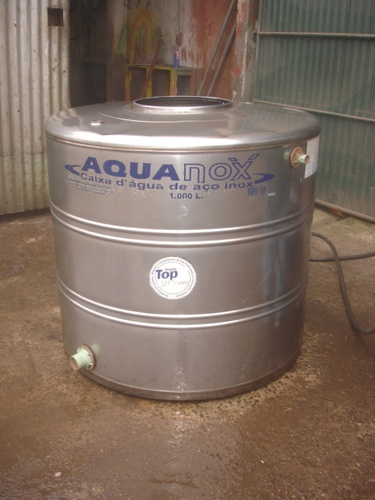 Caixa D'água em aço inox, 1.000 litros