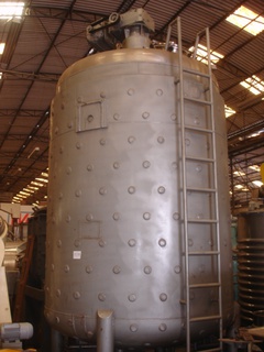 Reator em aço inox 316, 10.000 litros