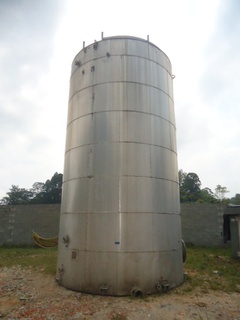 Tanque em aço inox 316, 86.000 litros