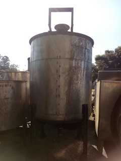 Tanque Misturador em aço inox, 4.500 litros