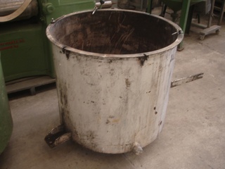 Tacho em aço carbono, 500 litros