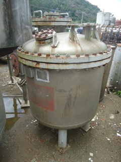 Tanque pulmão em aço inox, 700 litros