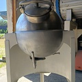 TACHO COZINHADOR EM AÇO INOX ENCAMISADO, CAPACIDADE 160 LTS