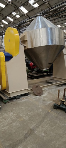MISTURADOR DUPLO CONE EM AÇO INOX, CAP 3.600 LITROS