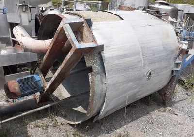 Tanque misturador em aço inox, 3.800 litros