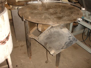 Mesa Acumuladora em aço inox