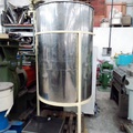 Tanque Misturador em aço inox, 1.200 litros