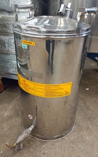 Container de segurança em aço inox, 50 litros