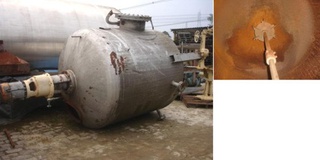 Tanque misturador em aço carbono, 5.500 litros