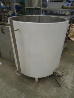 Tacho em aço inox, 500 litros