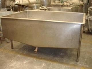 Caixa em aço inox, 1.200 litros