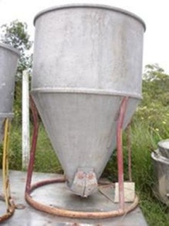 Silo Em Aço Inox P/ Pós E Grãos