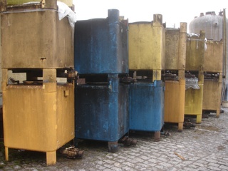 Container em aço carbono, 1.000 litros