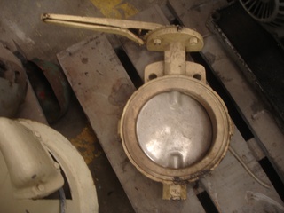Válvula Borboleta em aço inox