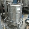 Tambor com misturador em aço inox, 200 litros