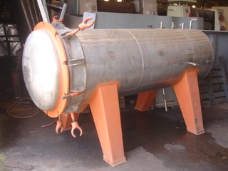 Auto Clave Horizontal em aço inox