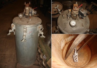 Tanque Misturador Em Aço Carbono/ Cap. 67 Ltrs