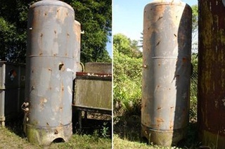 Tanque pulmão em aço carbono, 2.120 litros