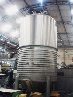 Reator em aço inox 304, 12.000 litros