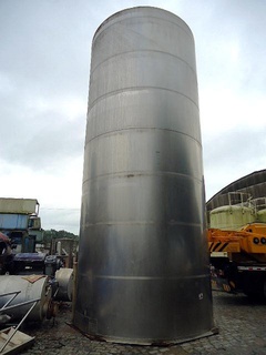 Tanque em aço inox, 80.000 litros