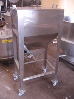 Silo em aço inox 304, 150 litros