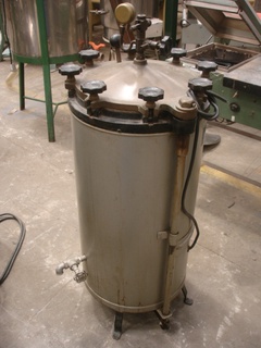 Auto Clave em aço inox, vertical