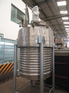 Reator em aço inox 304, 3.000 litros