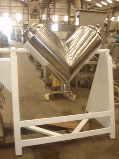 Misturador V em aço inox, 200 litros